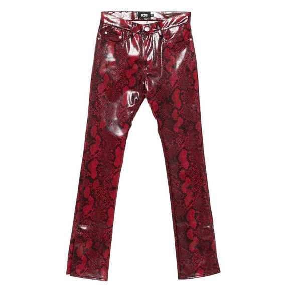 Gcds Red Trousers - Straight Trousers Women